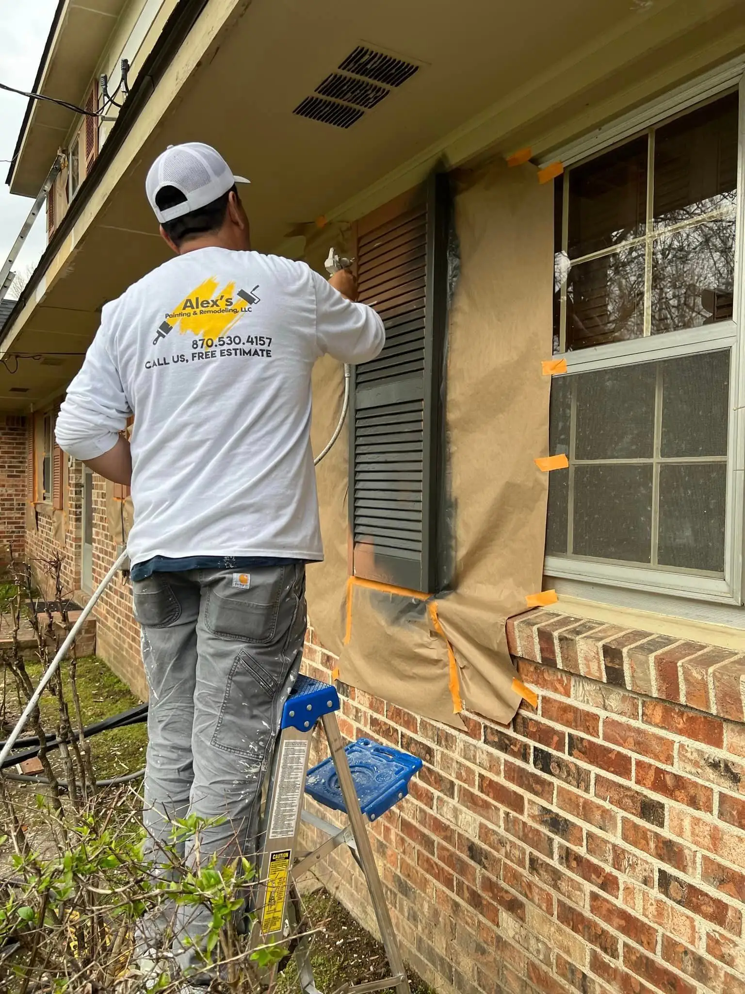 Another exterior repaint project by the Alex's Painting & Remodeling crew.