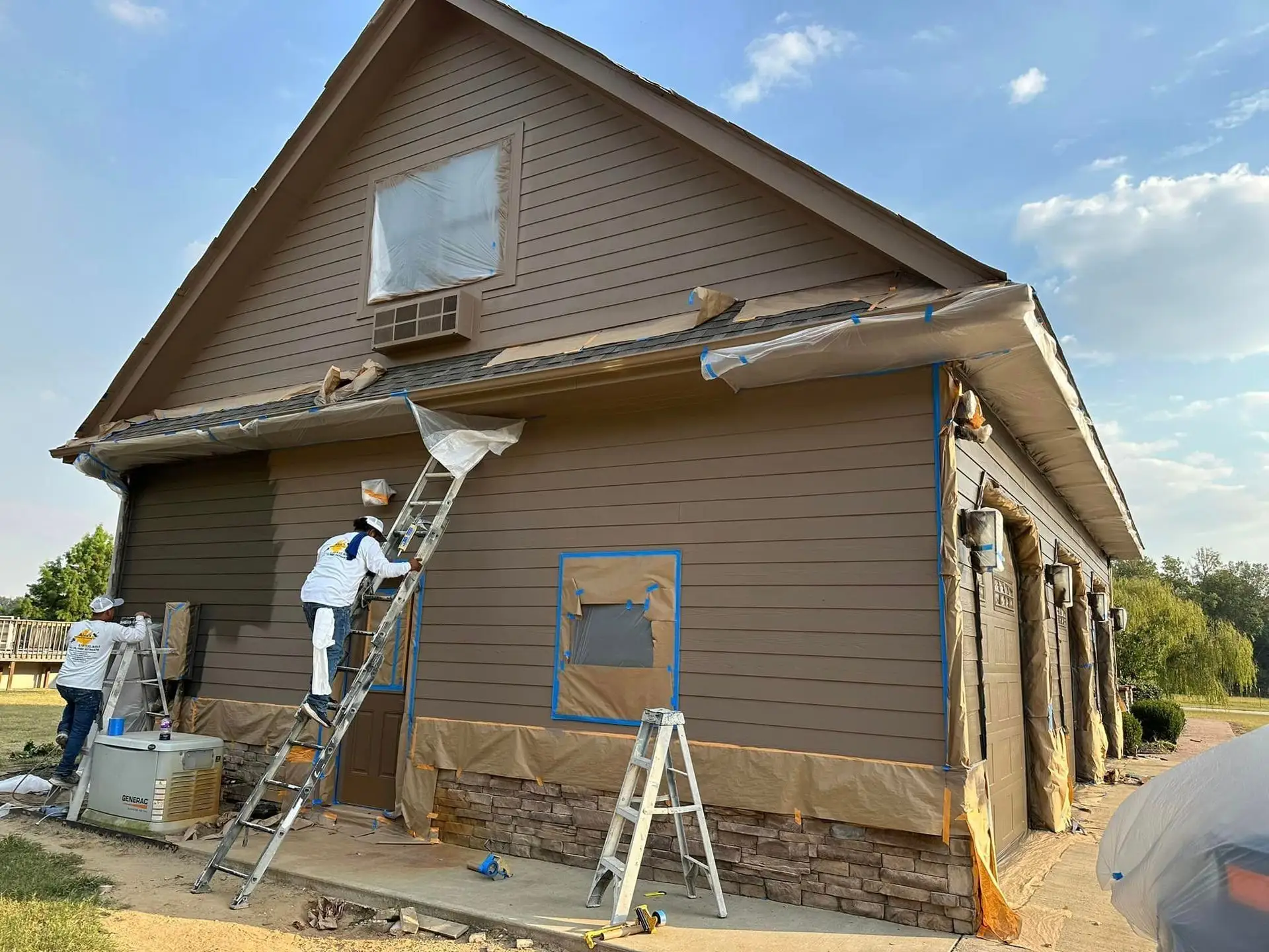 Exterior repaint and trim work by Alex's Painting & Remodeling — improved curb appeal.